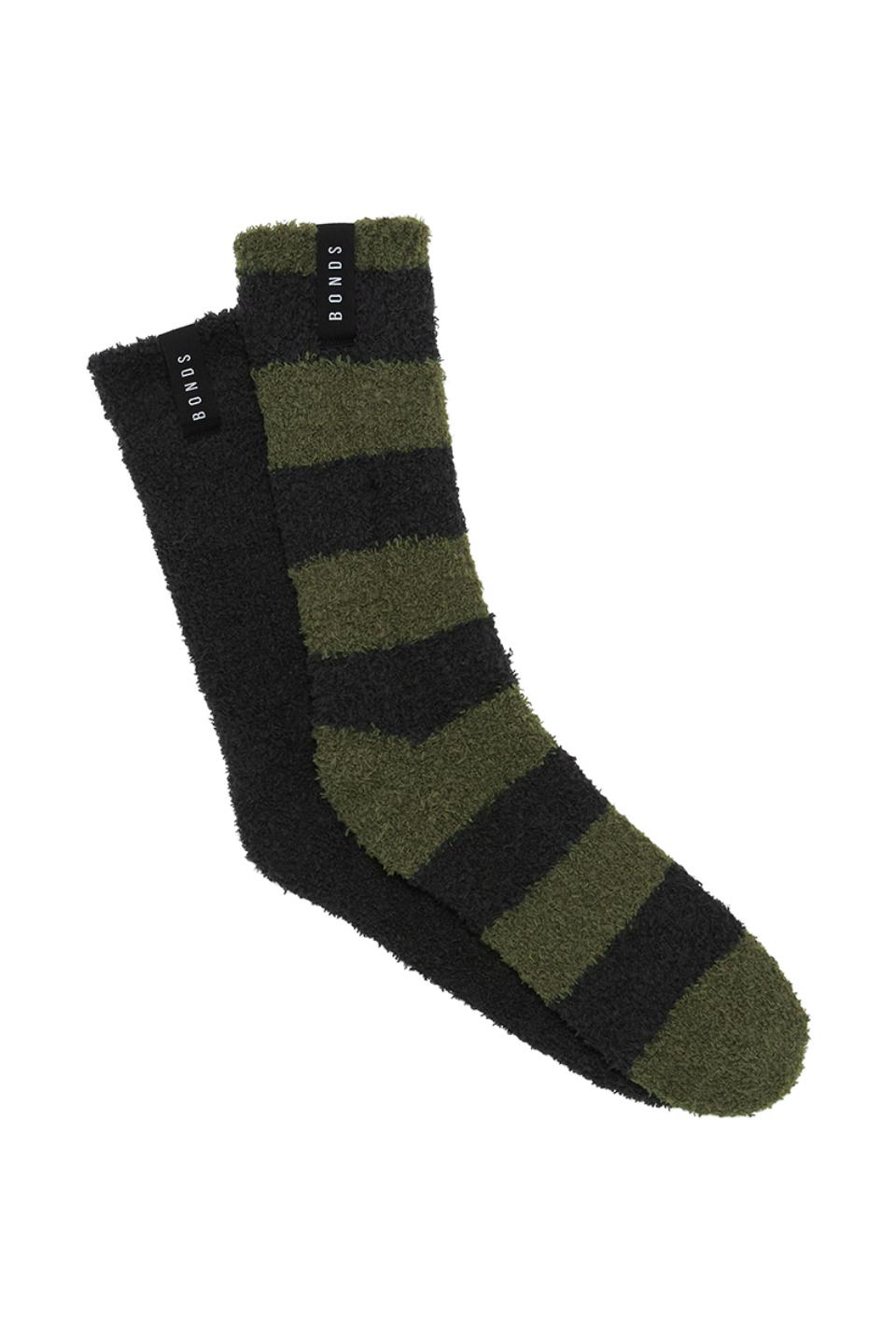 Mens Super Soft Crew Socks 2 Pack
