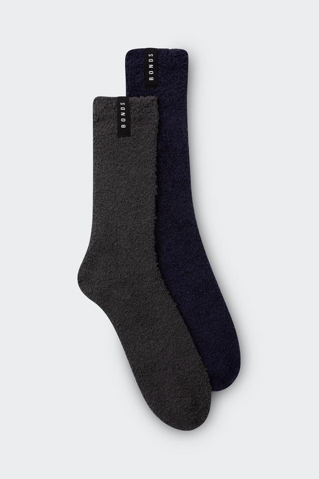 Mens Super Soft Crew Socks 2 Pack