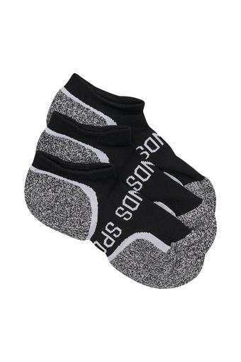 Mens Ultimate Comfort Low Cut 3 Pack (Black)