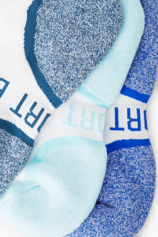 Mens Ultimate Comfort Quarter Crew Socks 3 Pack