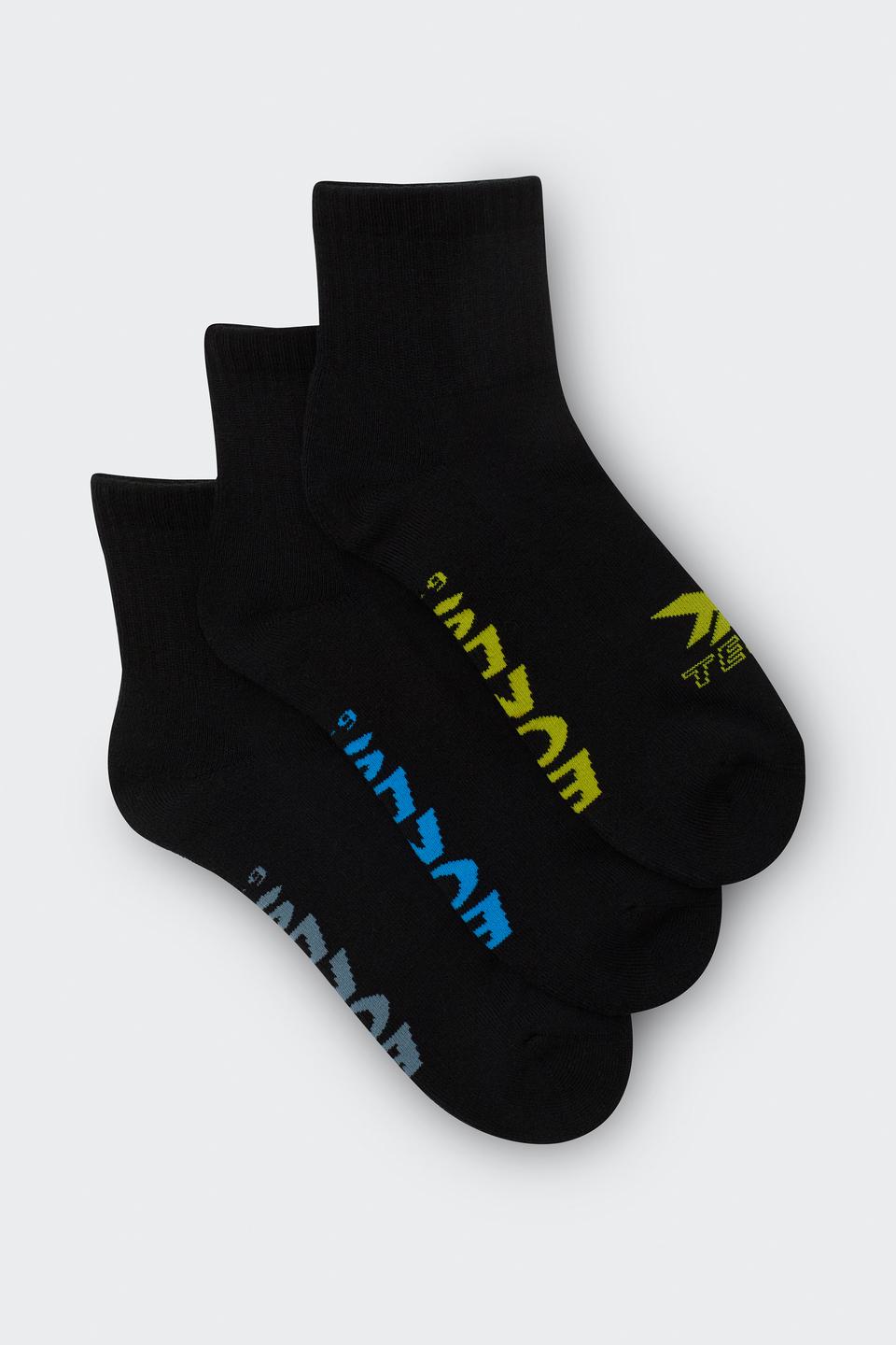 Mens X-Temp Quarter Crew Socks 3 Pack