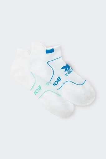 Mens X-Temp Sport Low Cut Socks 2 Pack (White Base)