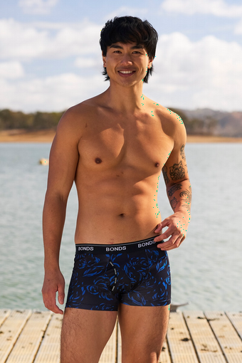 Microfibre Guyfront Trunk (Fig Leaf)