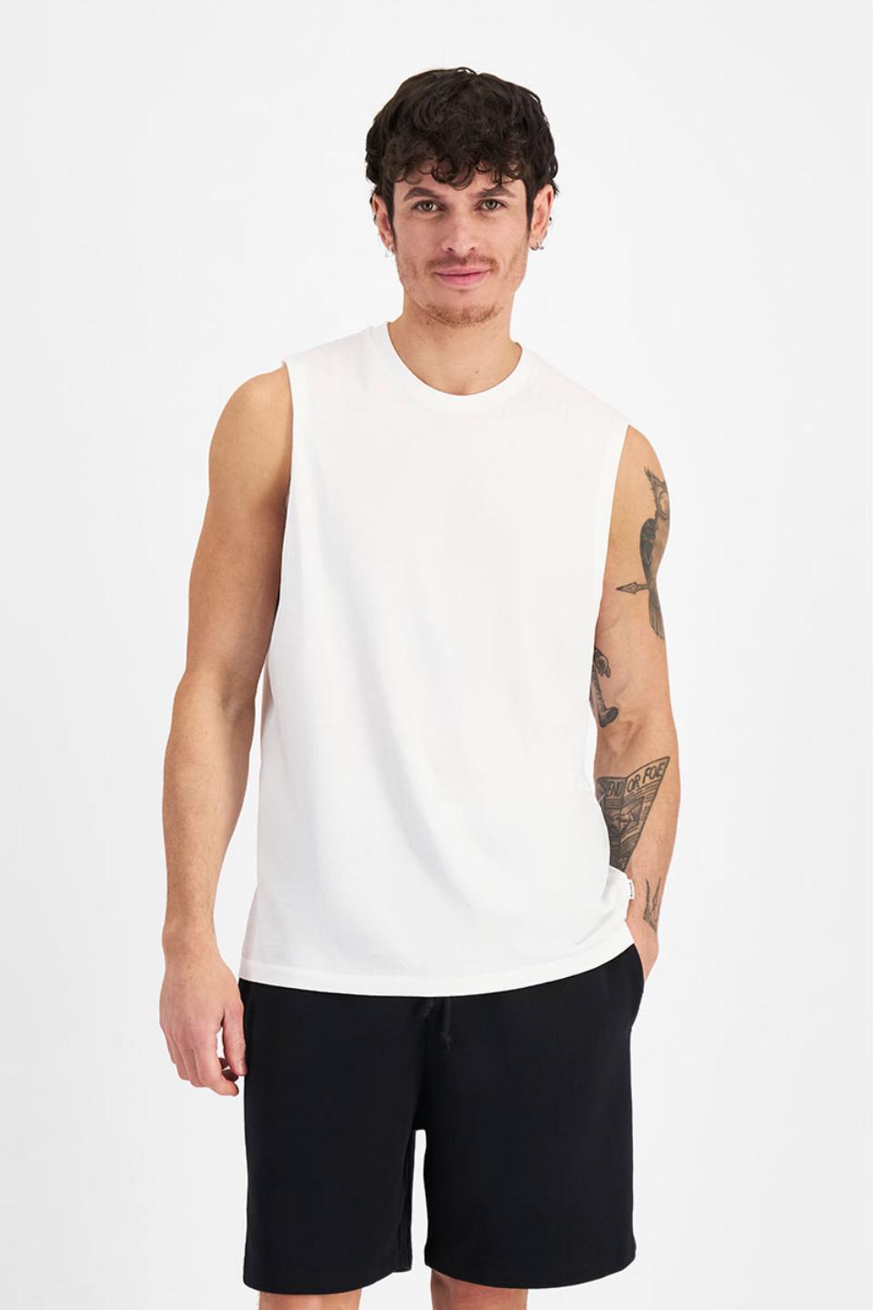 Luke (He/Him) wears size Medium and is 184cm tall