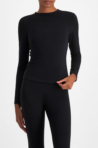 Move Cotton Stretch Long Sleeve (Nu Black)