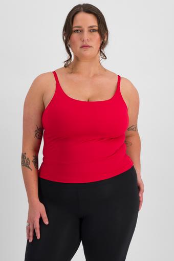 Move Support Cami (Cherry Pepper)