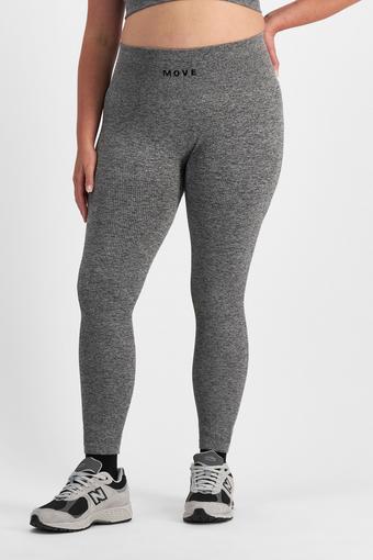 Move Seamless Rib Legging (Salt and Pepper Marle)