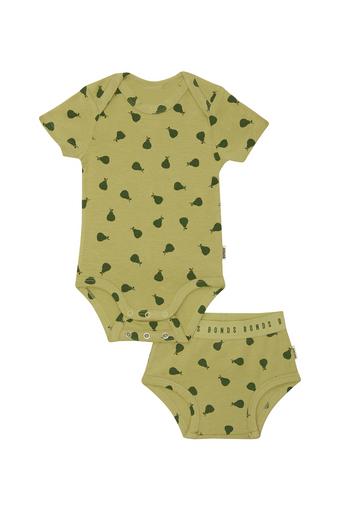 Newbies Organic Cotton 2 Pack (Dancing Pears)