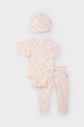 Newbies Organic Cotton Gift Set (Counting Sheep Pink)