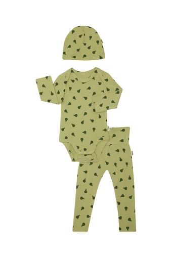 Newbies Organic Cotton Gift Set (Dancing Pears)