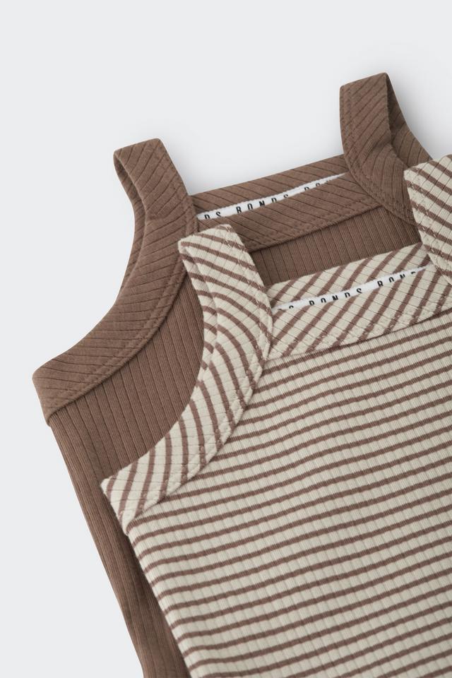 Newbies Rib Singlet Suit 2 Pack