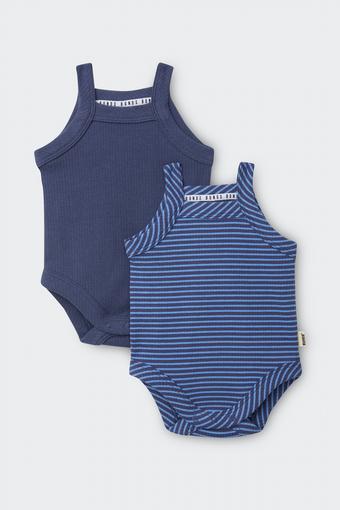 Newbies Rib Singlet Suit 2 Pack (Puberty Blues / Lowest Tide / Puberty Blues)