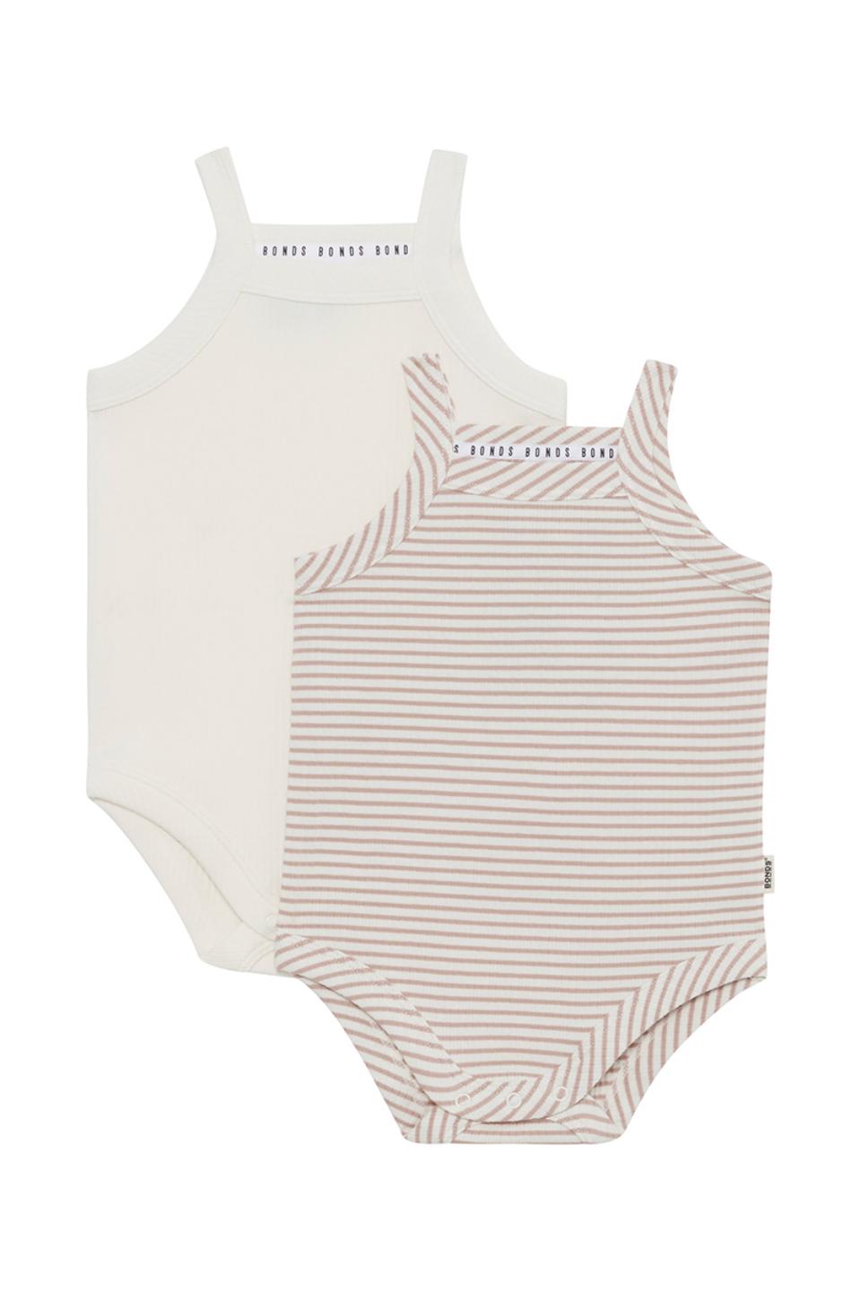 Newbies Rib Singlet Suit 2 Pack