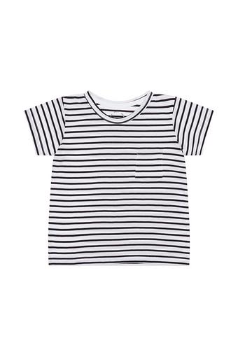 Next Gen Crew Tee (Nu Standard Stripe Nu White/Washed Carbon)