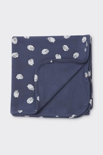 Organic Bunny Rug (Counting Sheep Blue)