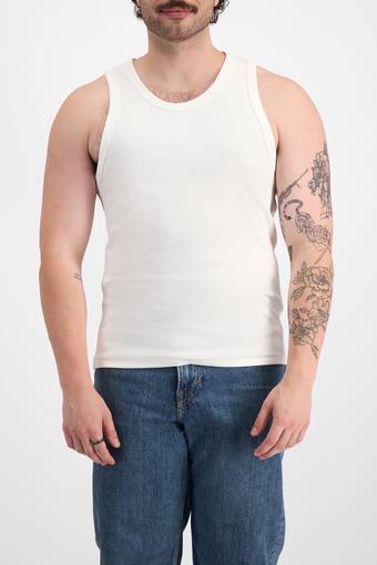Organic Cotton Rib Tank (Nu White)