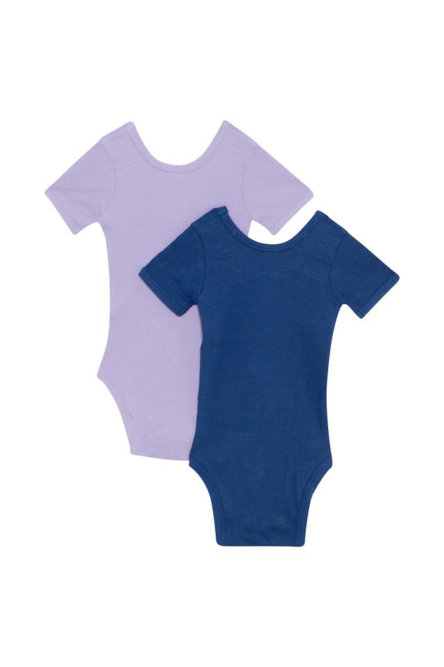 Organic Rib Shortsleeve Bodysuit 2 Pack