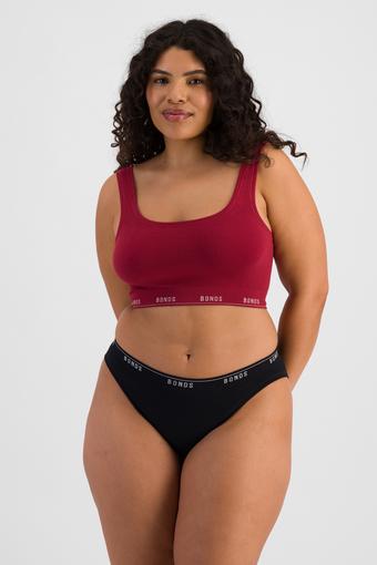 Originals Seamless Rib Hi Bikini (Black)