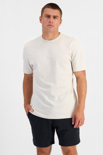 Oversized Heavyweight Crew Tee (Smoked Sand)