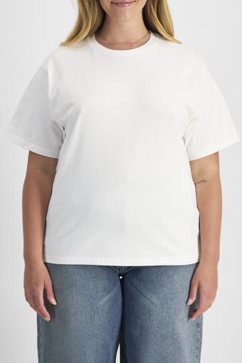 Oversized Heavyweight Crew Tee (Nu White)