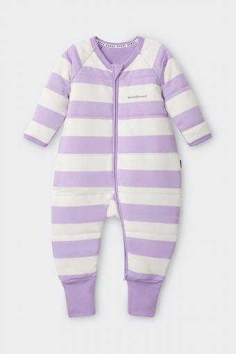 Padded Zip Wondersuit (Violet Rules / Marscapone)