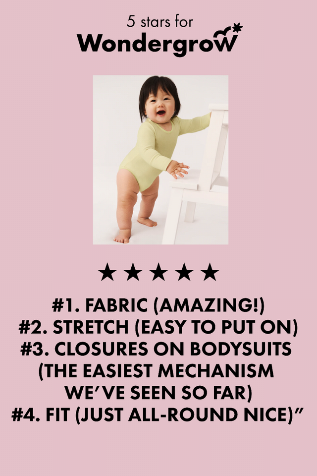 Wondergrow Long Sleeve Bodysuit 2 Pack