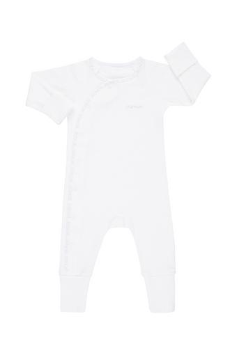 Pointelle Cozysuit (White)