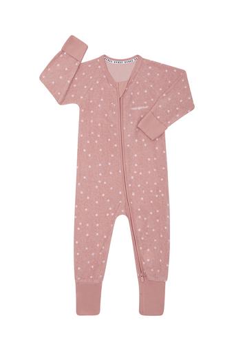 Poodlette Zip Wondersuit (Ditsy Dot Pink)