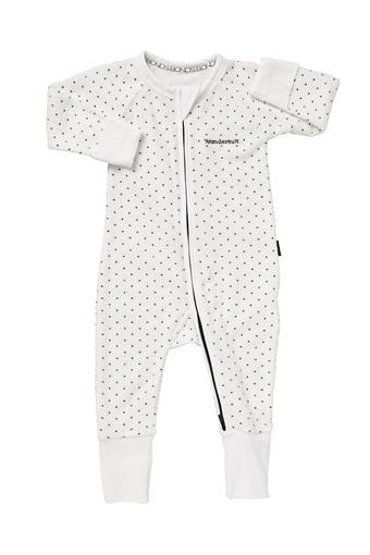 Poodlette Zip Wondersuit (White/ Admiral Jess)
