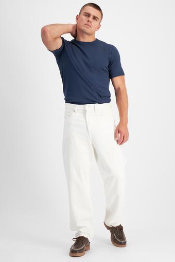 Raglan Crew Neck Tee (Dark Blue)