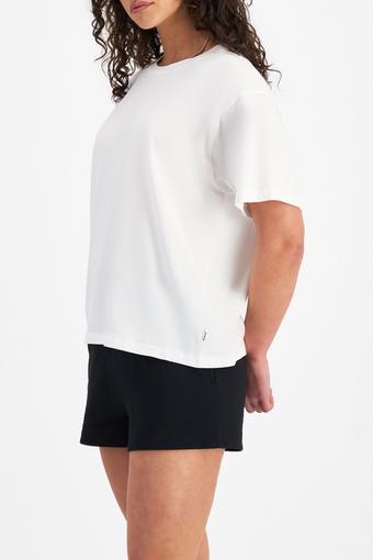 Relaxed Midweight Crew Tee (Nu White)