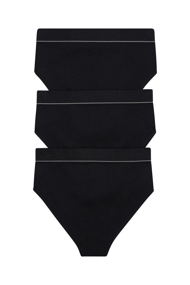 Retro Rib Hi Waisted 3 Pack