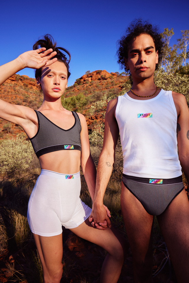 Retro Rib™ Seamless Tonal Deep V