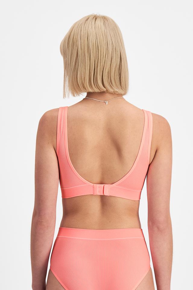 Retro Rib™ Seamless Deep V Crop