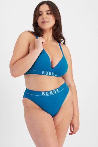 Retro Rib™ Seamless Hi Bikini (Neptune Sky)