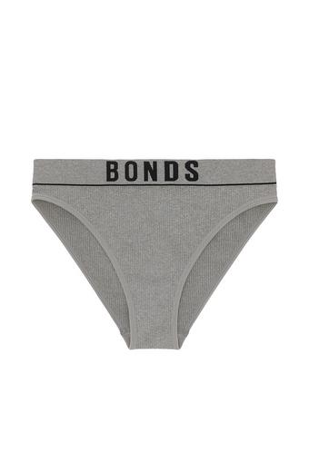 Retro Rib™ Seamless Hi Bikini (Heritage Grey Marle)