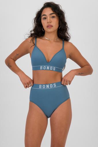 Retro Rib™ Seamless Hi Hi (Dusted Teal)