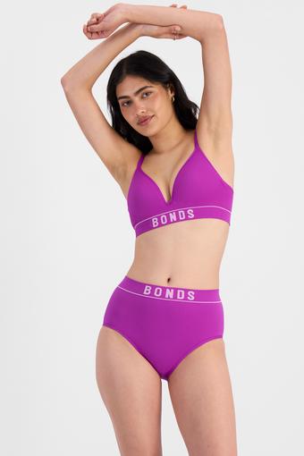 Retro Rib™ Seamless Hi Hi (Hyper Purple)