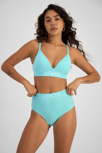 Retro Rib™ Seamless Hi Hi (Exmouth Aqua)