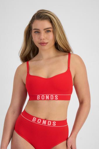 Retro Rib™  Seamless Tube Bra (Vermilion)
