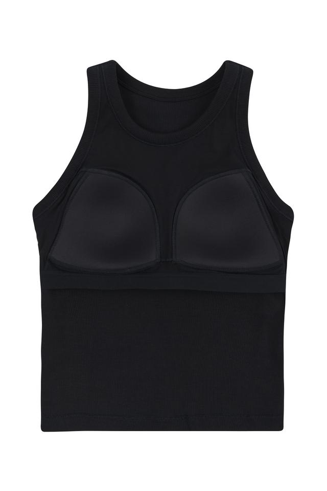 Cotton Rib Bra Tank
