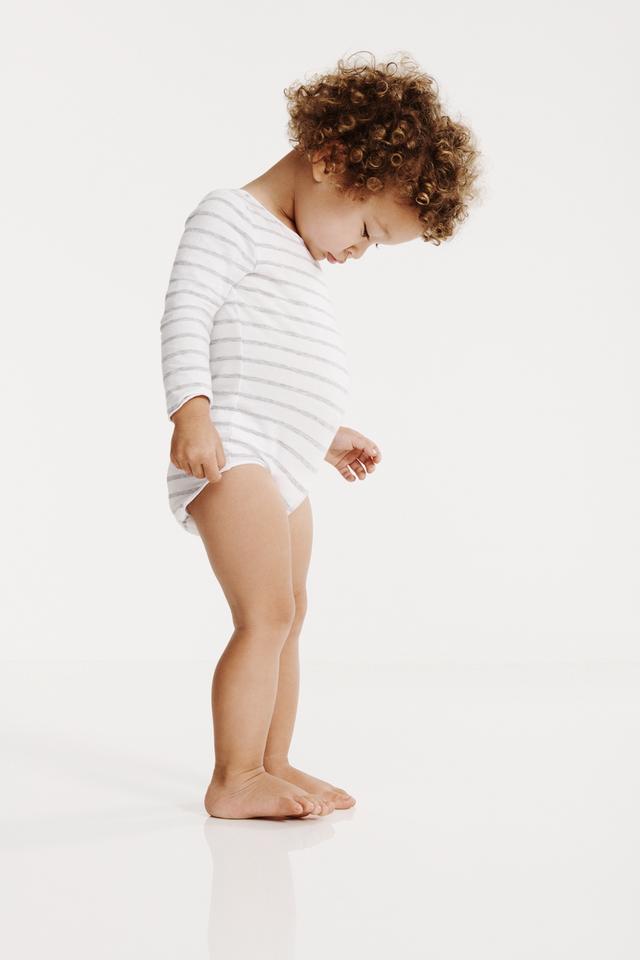 Rib Long Sleeve Bodysuit 2 Pack