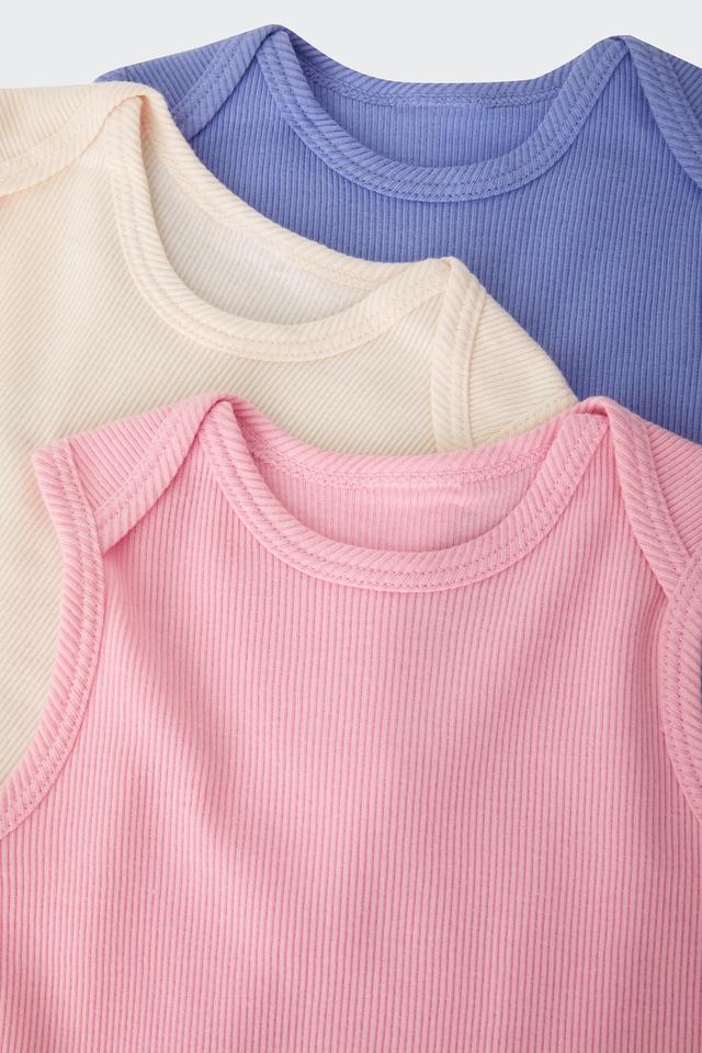 Rib Singletsuit 3 Pack