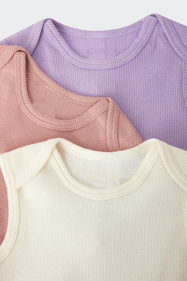 Rib Singletsuit 3 Pack
