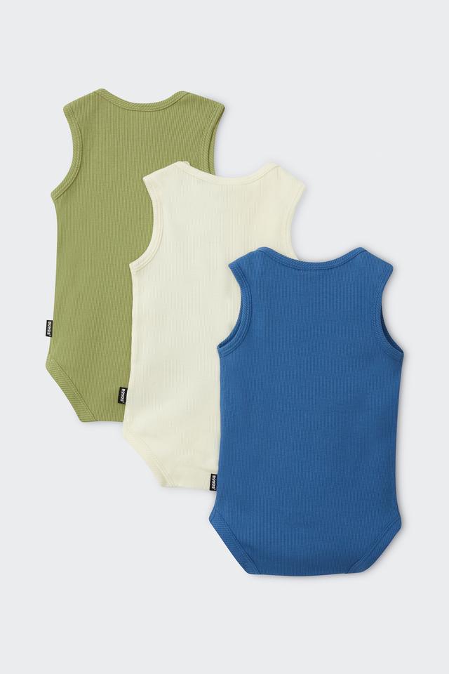Rib Singletsuit 3 Pack