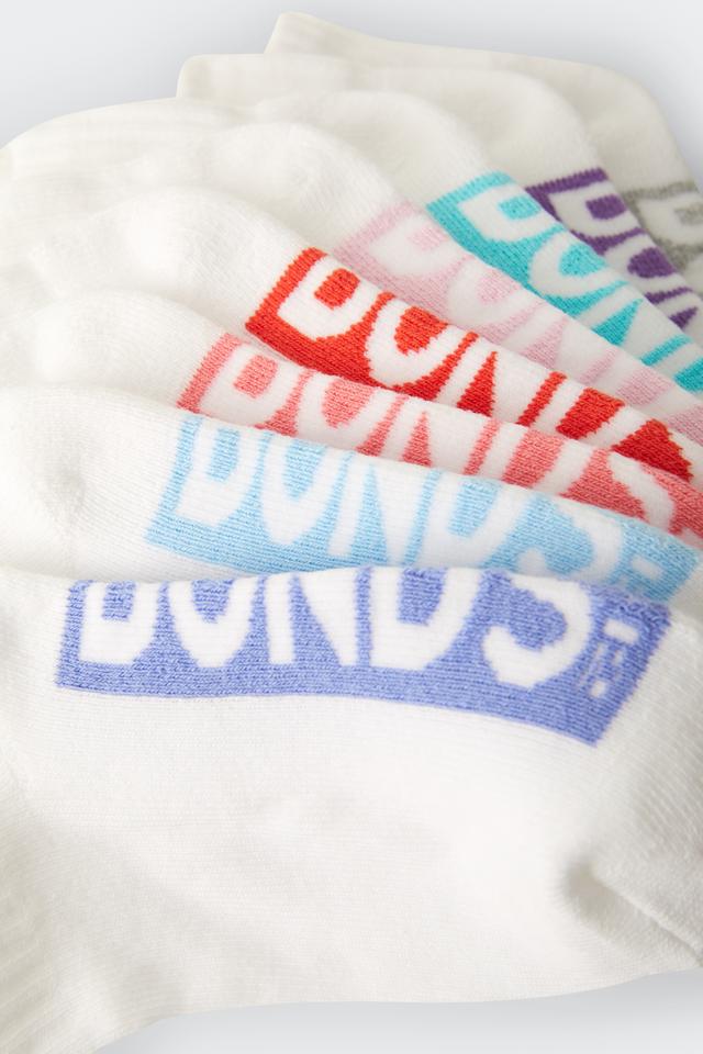 Kids Logo Quarter Crew Socks 8 Pack
