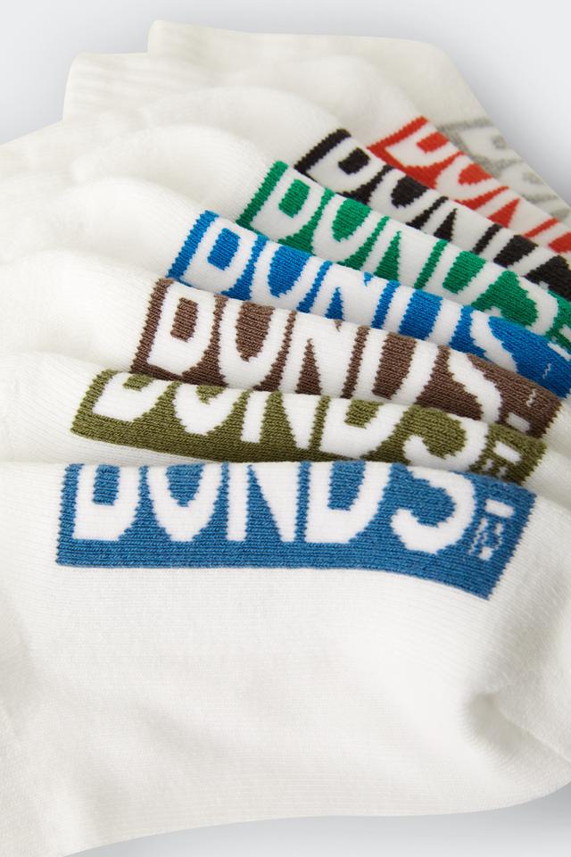 Kids Logo Quarter Crew Socks 8 Pack