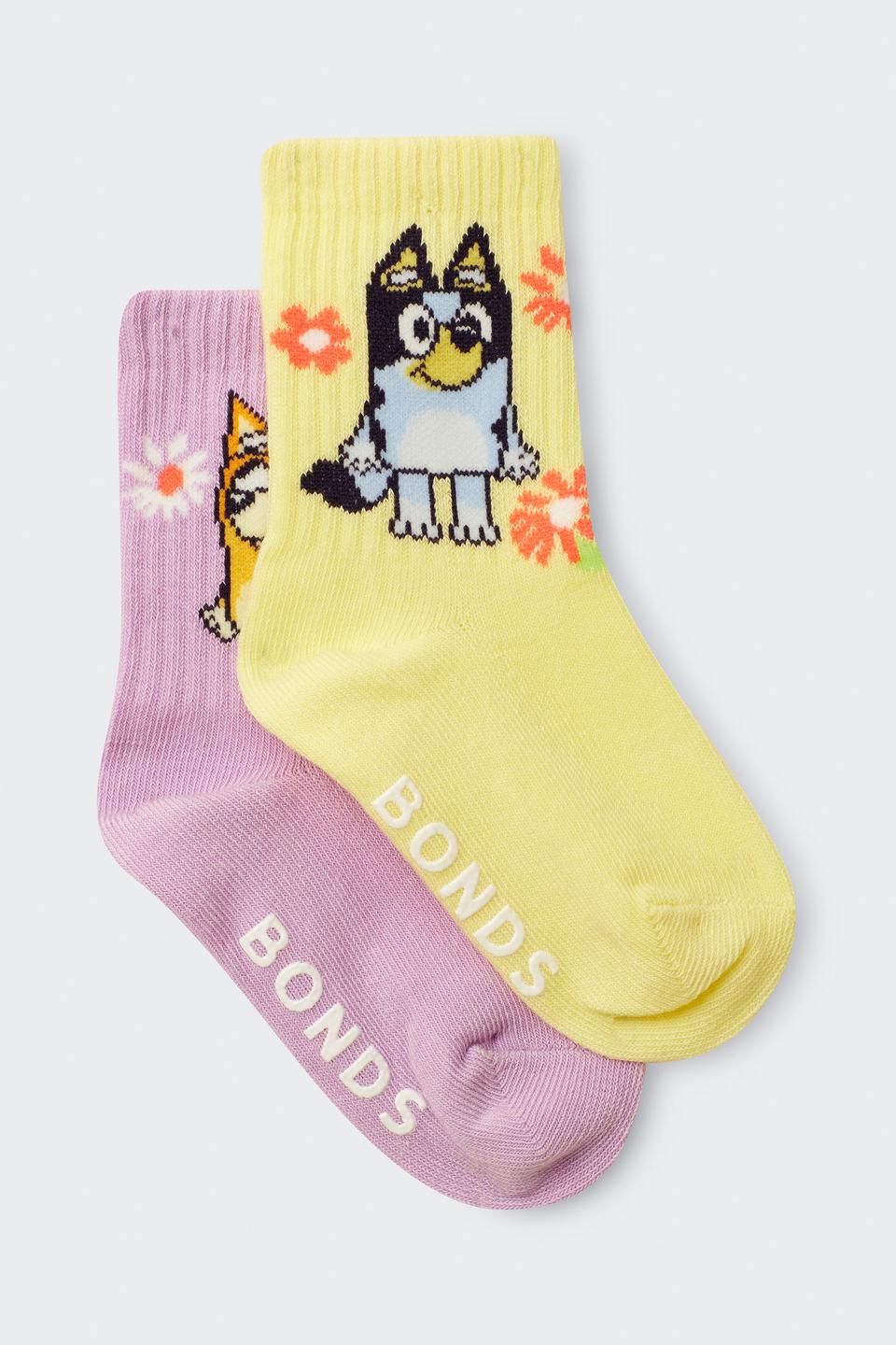 Bluey x Bonds Baby Crew Socks 2 Pack