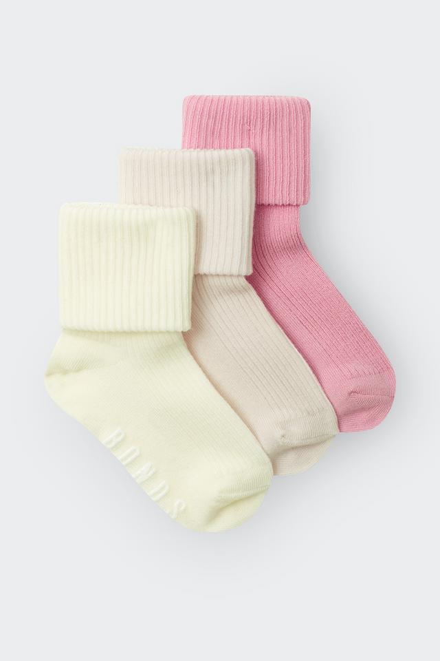 Baby Wondergrow Socks with Cuff 3 Pack