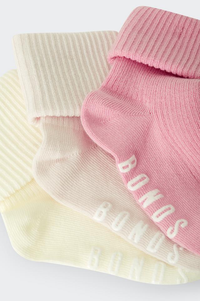 Baby Wondergrow Socks with Cuff 3 Pack